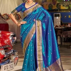 Avantika Fashion Women's Kanjivaram Soft Pure Silk Banarasi Sarees With Blouse Piece